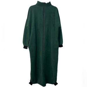 Trailridge One Size Fits Most Adult Fleece Onesie Dark Green with Pockets